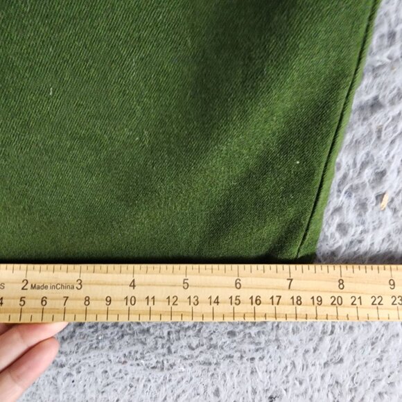 Christopher & Banks Jeans Womens 10 Petite Green Stretch Mid Rise Straight *GUC* - Picture 8 of 13